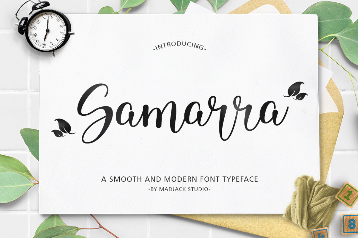Samarra, a Script Font by Madjack.font (Photo 1 of 6)