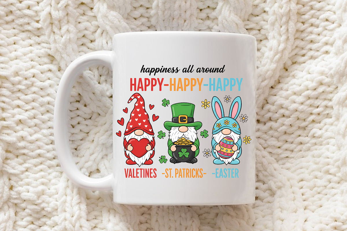 Happiness All Around Gnomes PNG, an Illustration by Libby Wishes (Photo 4 of 6)