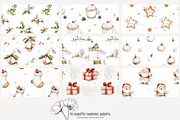 70 white Christmas seamless pattern, a Pattern Graphic by Poppy Lane Studio (Thumbnail 9 of 10)