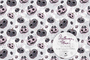 Kawaii Halloween Seamless Patterns, a Pattern Graphic by KaramfilaS (Thumbnail 6 of 32)