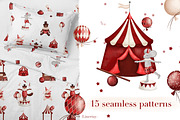 Circus- baby graphic collection, an Animal Illustration by Linerisyart (Thumbnail 4 of 14)