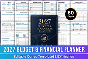 2027 Budget Planner | Finance, a Stationery Template by Mustafiz (Thumbnail 1 of 6)