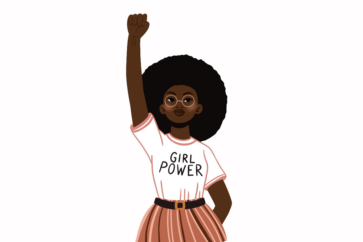Girl Power PNG, a Person Illustration by Nagore Rodriguez Design