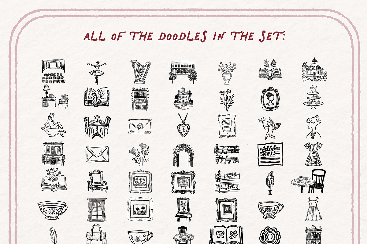 Light Academia Clipart, Book Set, an Object Illustration by The October Creative (Photo 4 of 6)
