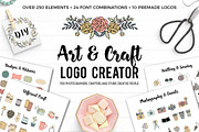 Art and Craft Logo Creator, a Branding & Logo Template by SwitzerShop (Thumbnail 1 of 7)