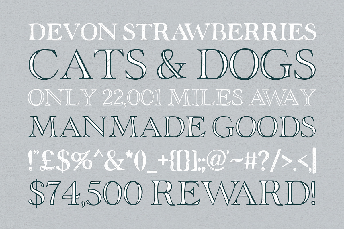 Rivina - Layered Font preview 5