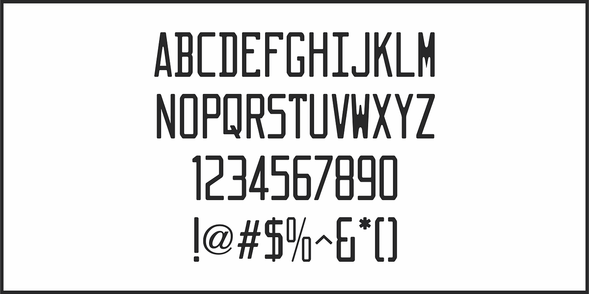 New Car Tag JNL, a Font by Jeff Levine Fonts (Photo 3 of 5)