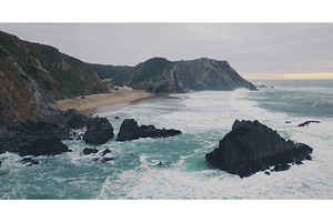 Praia da Adraga beach in Portugal, a Nature Photo by Goinyk