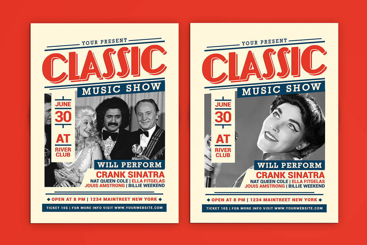 Classic Music Show, a Flyer Template by Muhamad Iqbal hidayat (Photo 1 of 4)