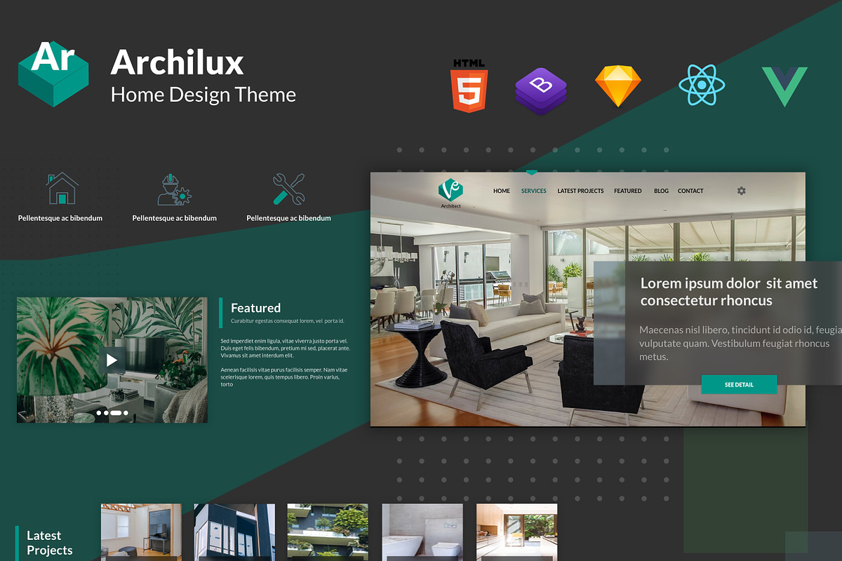Arilux - Company Profile HTML, a HTML Template by UInstrument (Photo 1 of 5)