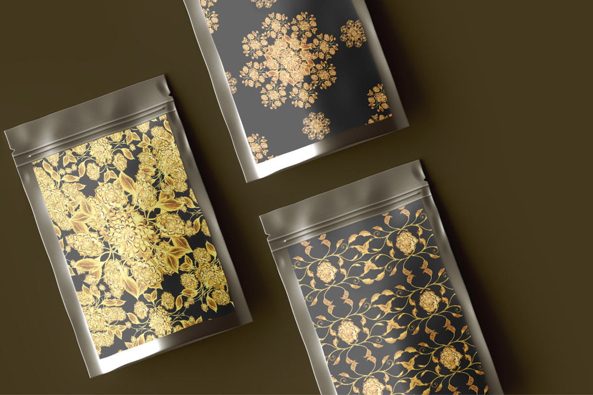Golden vintage seamless pattern, a Pattern Graphic by Theraphosath (Photo 2 of 4)