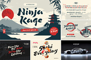 Japan Brush Style Font Bundle, a Handwritten Font by tkzgraphic (Thumbnail 6 of 15)