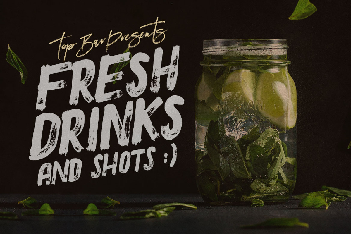 Toxic - Brush & Grunge Font, a Sans Serif Font by Cruzine (Photo 6 of 7)