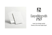 Set Of 2 Postcard Poster Mockup, a Mockup by First Impression Mockups (Thumbnail 3 of 4)