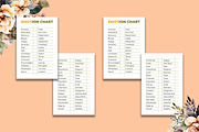 Emotion Chart Kdp Interior, a Stationery Template by Hurairagraphics (Thumbnail 2 of 5)