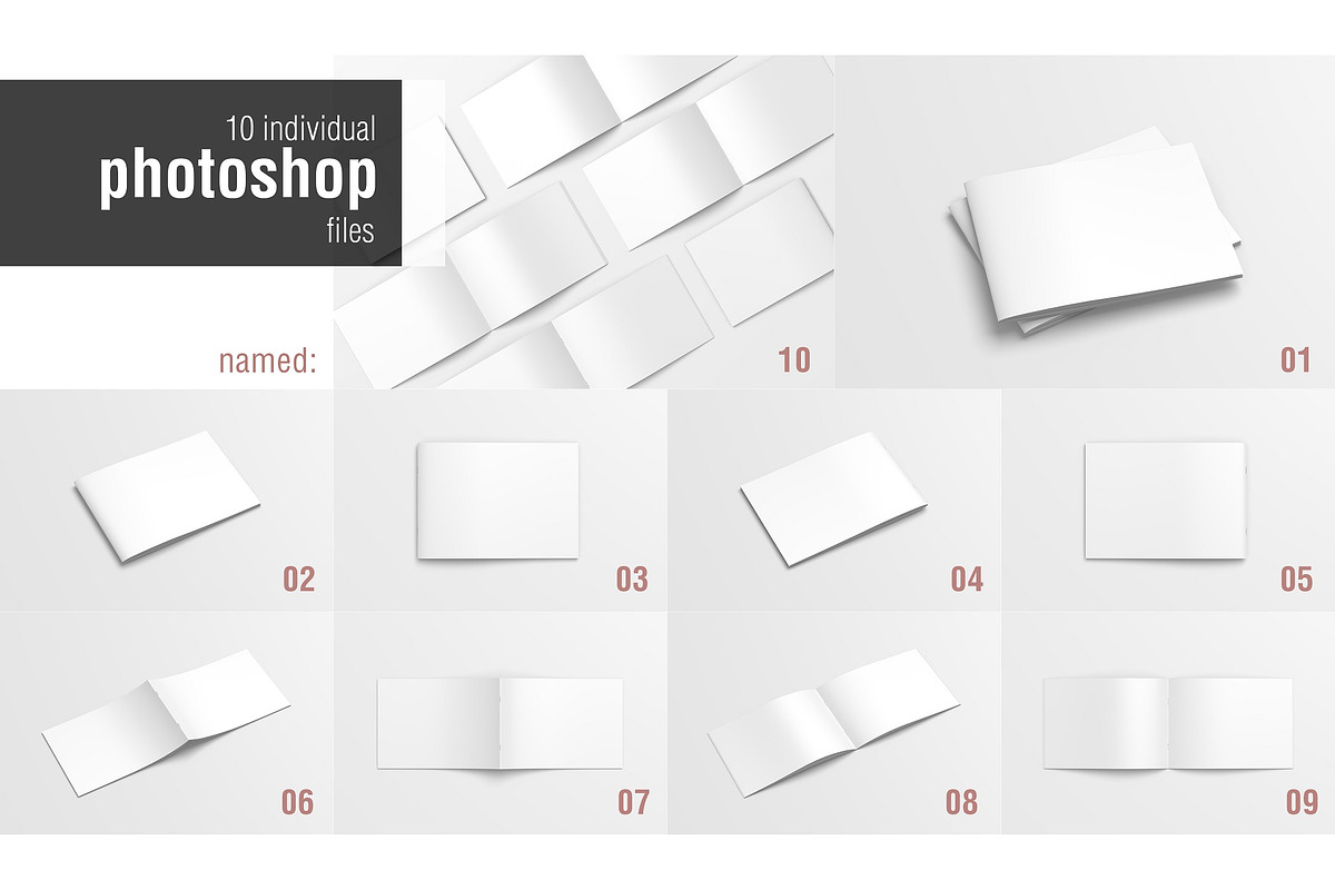 A4 Landscape Brochure Mockup, a Books & Magazine Mockup by graphiccrew (Photo 17 of 17)