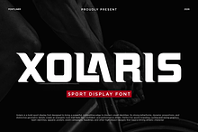 Xolaris - Sports Display Font
