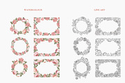 Frame roses &hydrangeas, an Illustration by Kotkoa (Thumbnail 2 of 4)