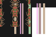Floral folk art bugs Vector, a Pattern Graphic by NayaChu (Thumbnail 5 of 7)