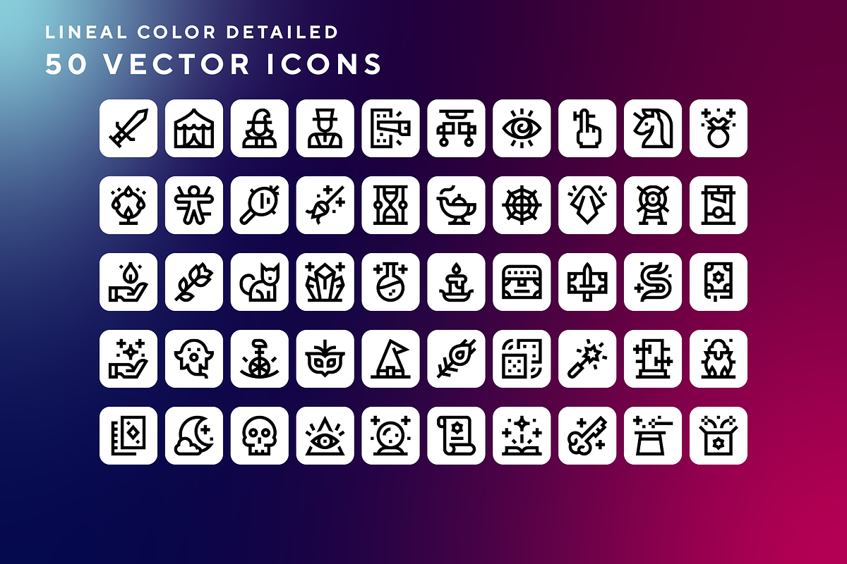 Magic icons, an Outline Icon by Wencory (Photo 1 of 2)