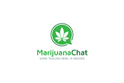 Marijuana / Cannabis / Weed Chat, a Branding & Logo Template by bvcreates (Thumbnail 2 of 6)