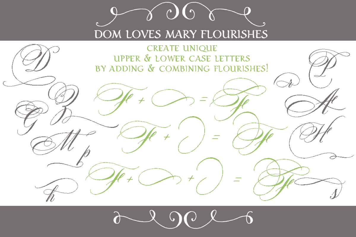 Sale-Dom Loves Mary Flourishes One preview 2