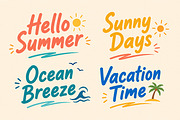 Hello Summer, a Handwritten Font by Wow Magic (Thumbnail 3 of 5)