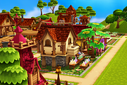 Medieval Town, an Architecture 3D Model by Souchenki (Thumbnail 8 of 15)
