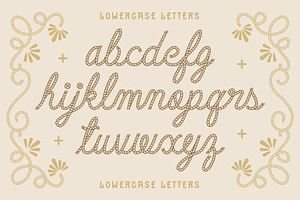 Desert Rope Font Duo