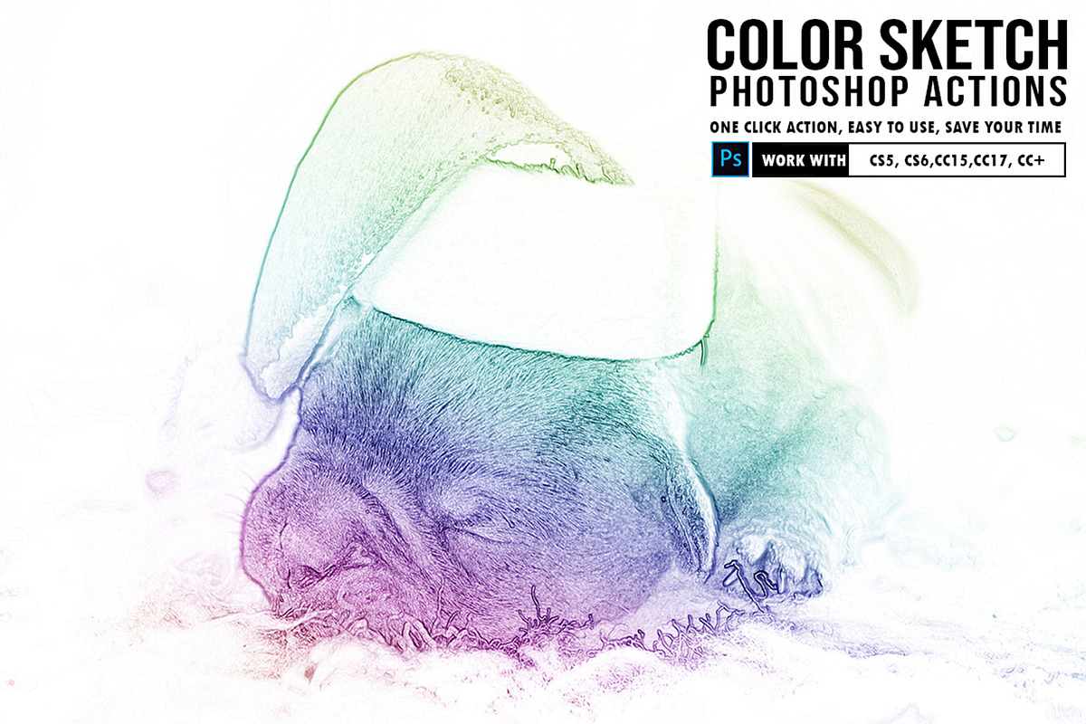 30 Modern Sketch Photoshop Actions, an Action Add-On by Jacpot007 (Photo 7 of 26)