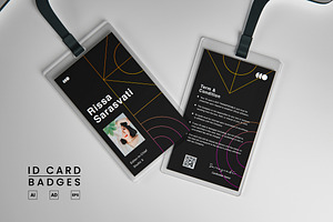ID Card Badge - Austin