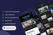 Xpage - Landing Page UI-Kit, an UI Kit Template by mz-studio (Thumbnail 1 of 5)