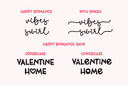 Happy Romance - Cute Heart Font Duo, a Handwritten Font by Airotype (Thumbnail 2 of 12)