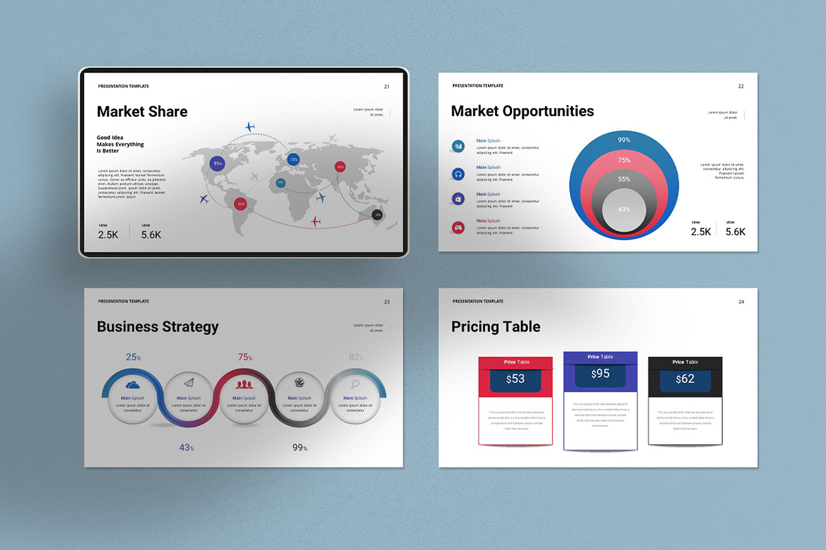 Business Plan Presentation Template, a Presentation Template by Dream-Lab (Photo 7 of 8)