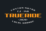 Ename Retro Sans, a Sans Serif Font by 24Design Studios (Thumbnail 3 of 6)