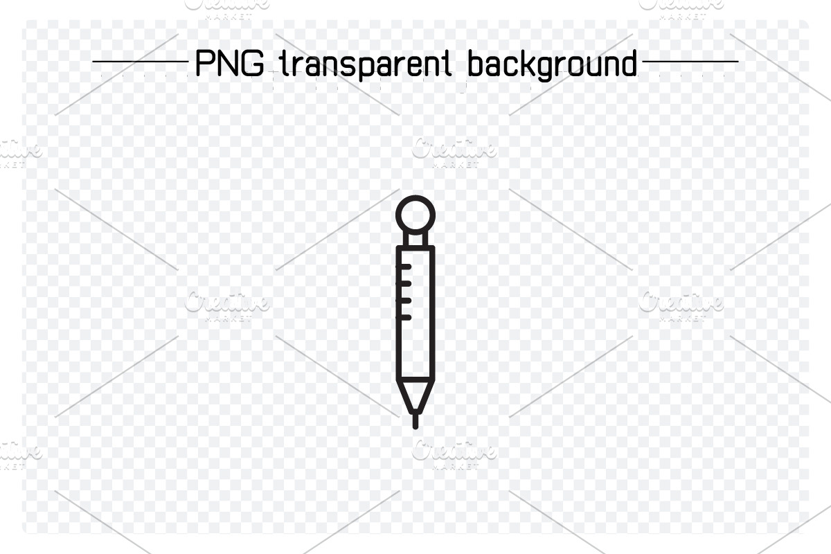 Pen and Writing Tools Icons Set, an Outline Icon by Designfour (Photo 6 of 7)