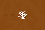 Coral shapes, underwater plants set, a Decorative Illustration by Good Studio (Thumbnail 10 of 11)