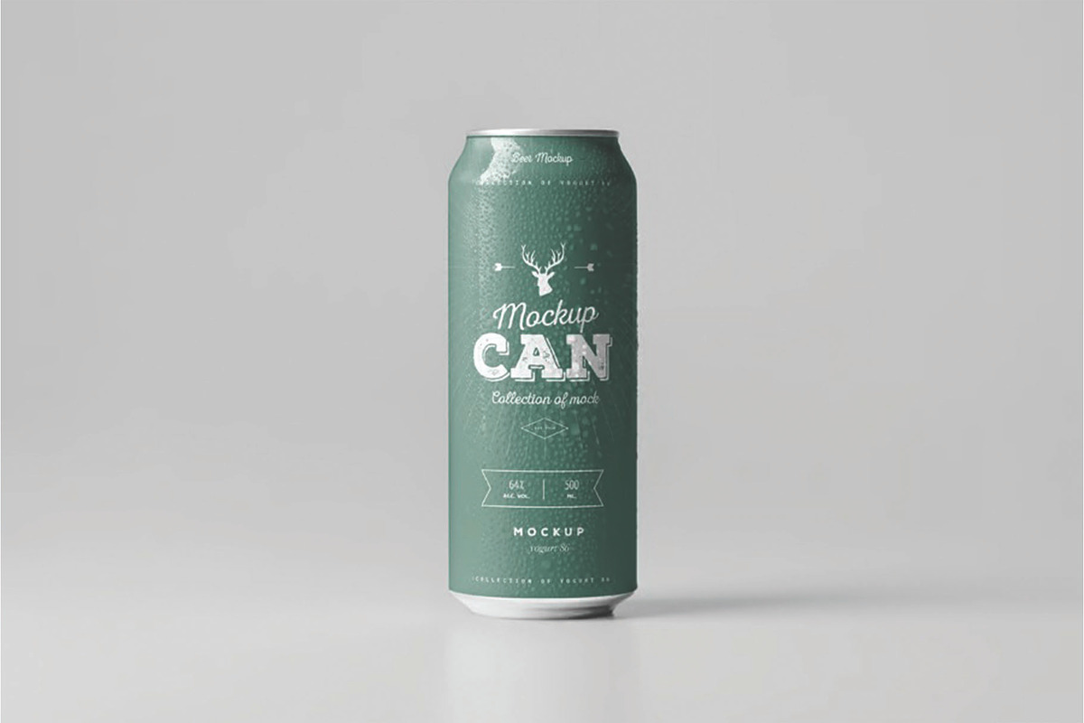 Soda Can Mockup Set, an Advertising Mockup by DesignRushMarket (Photo 5 of 14)