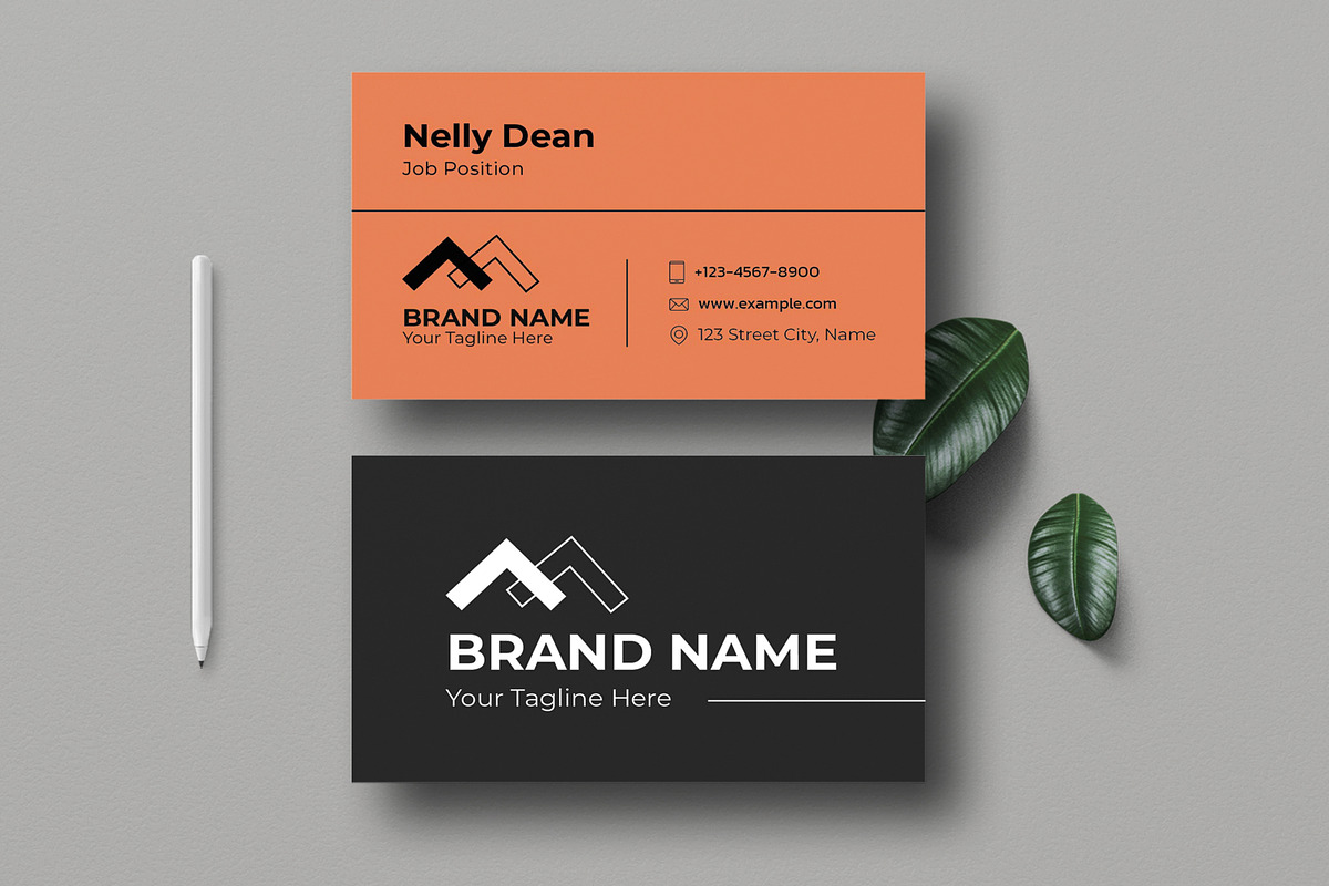 Modern Corporate Business Card, a Business Card Template by MightyDesign (Photo 1 of 6)