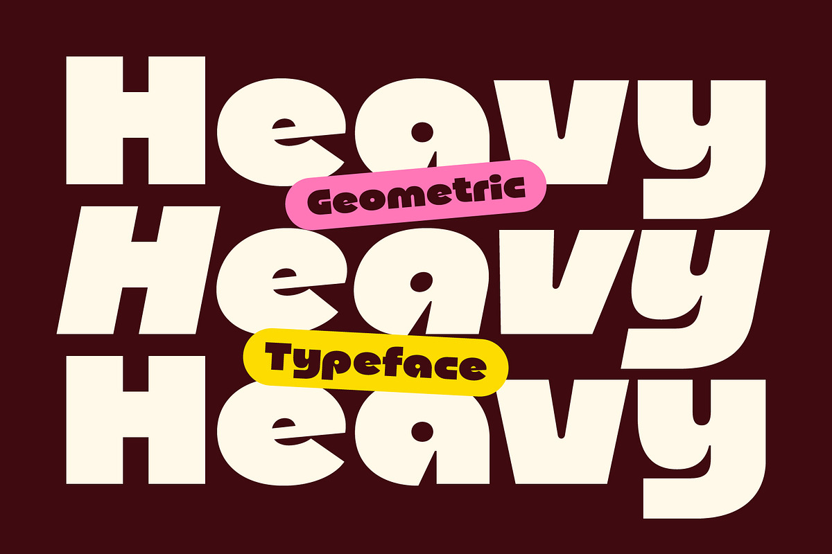 Bhisk - Chunky Sans Serif, a Sans Serif Font by The Native Saint Club (Photo 2 of 12)