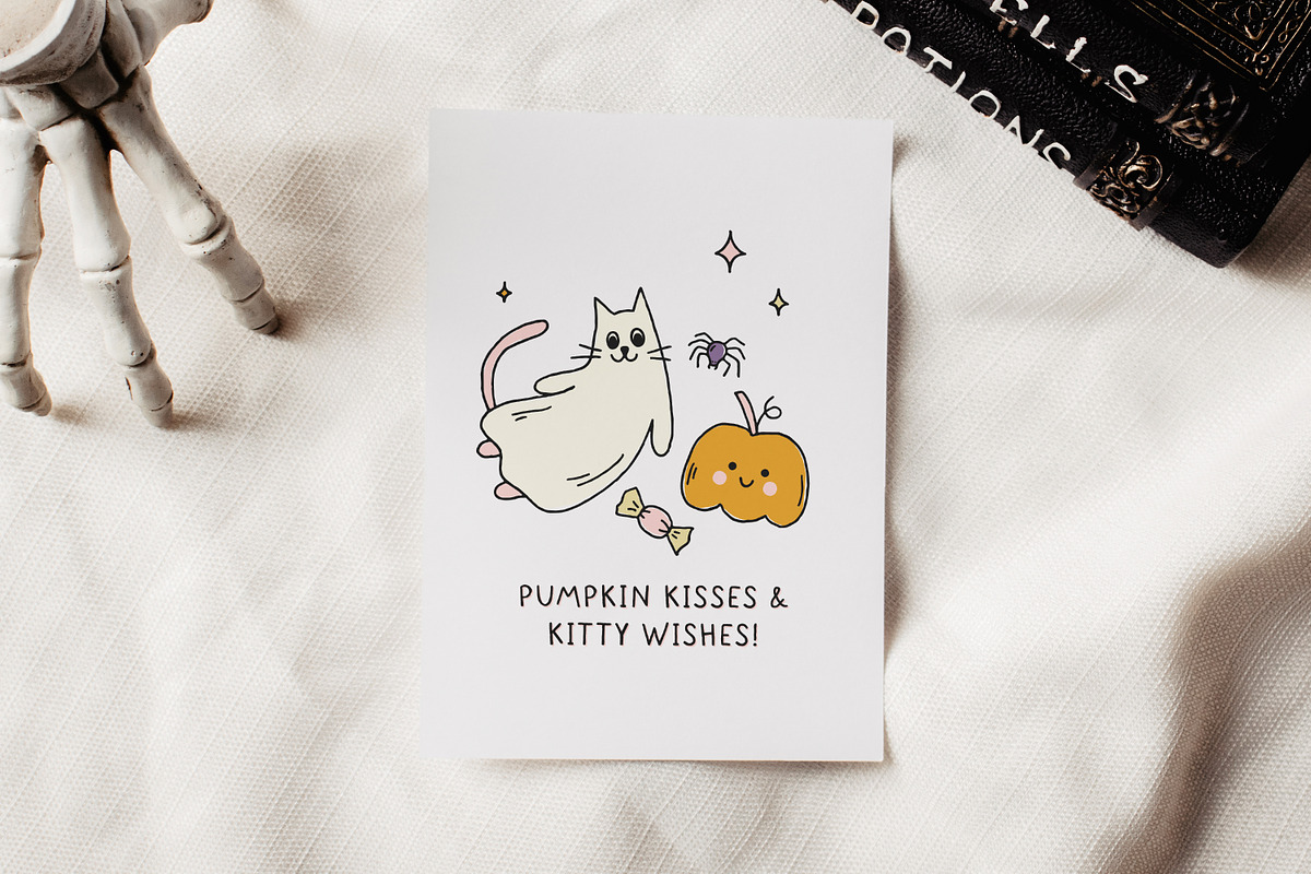 Purrfect Halloween - Holiday Set, a Pattern Graphic by simpleblues (Photo 9 of 10)