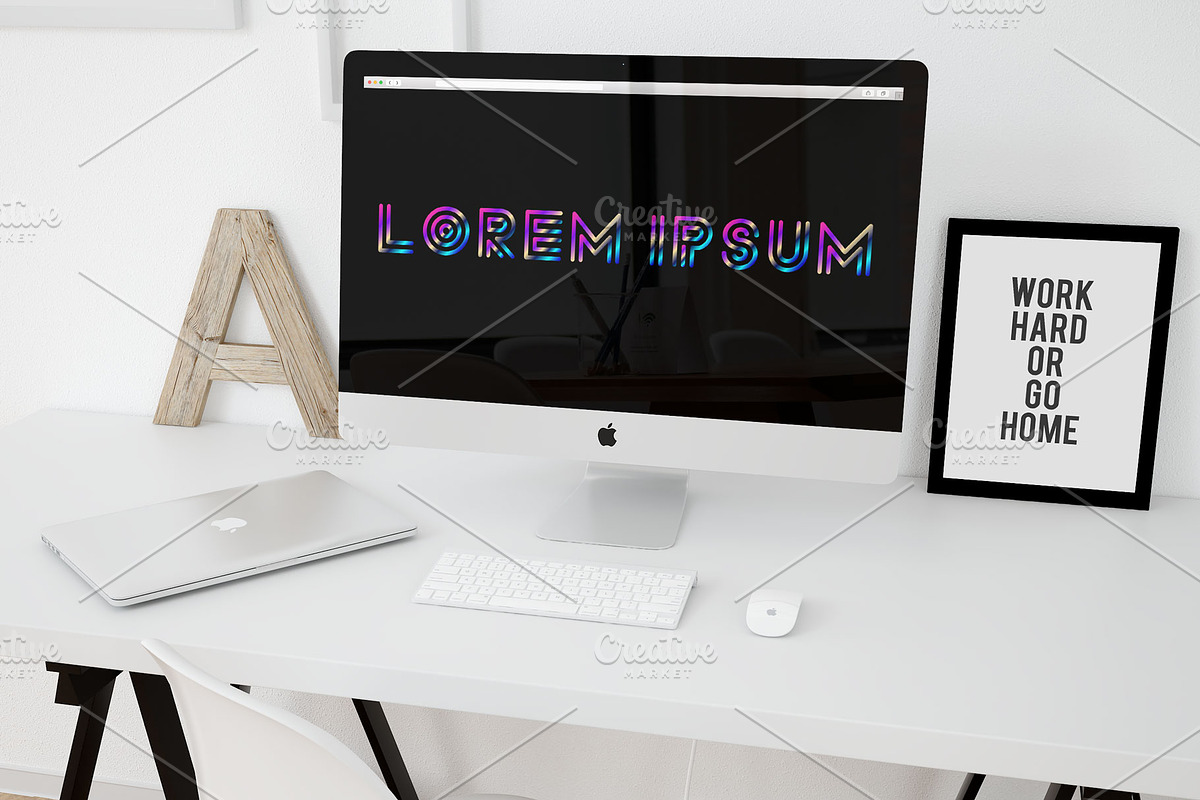 Color striped luxury alphabet, a Solid Icon by ExpressShop (Photo 3 of 4)