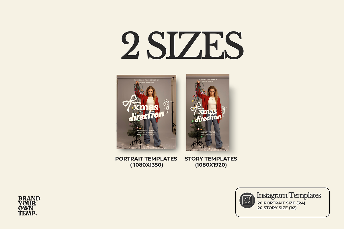 XMAS STUDIO Canva Template, a Social Media Template by BYOTstudios (Photo 5 of 12)
