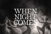 Afterdark vintage font duo, a Handwritten Font by BilberryCreates (Thumbnail 5 of 11)