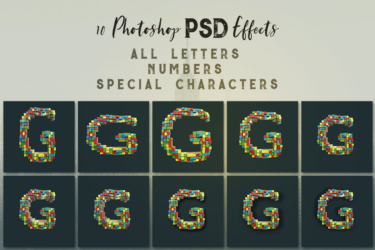 Color Cubes - 3D Lettering, a Graphic by MIIM (Photo 4 of 6)