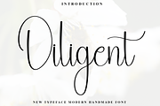Diligent, a Handwritten Font by InermediaSTUDIO (Thumbnail 1 of 8)
