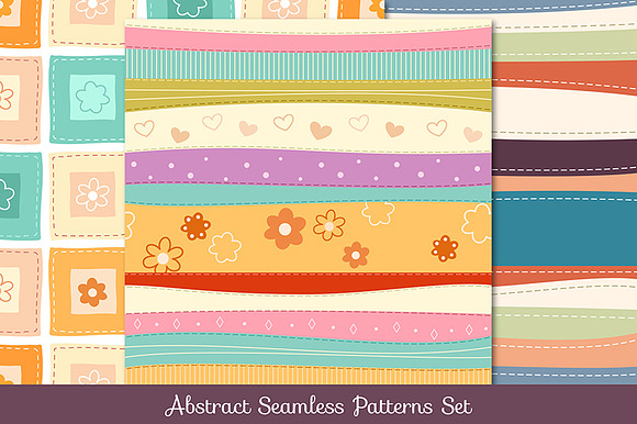 Abstract seamless patterns preview 5