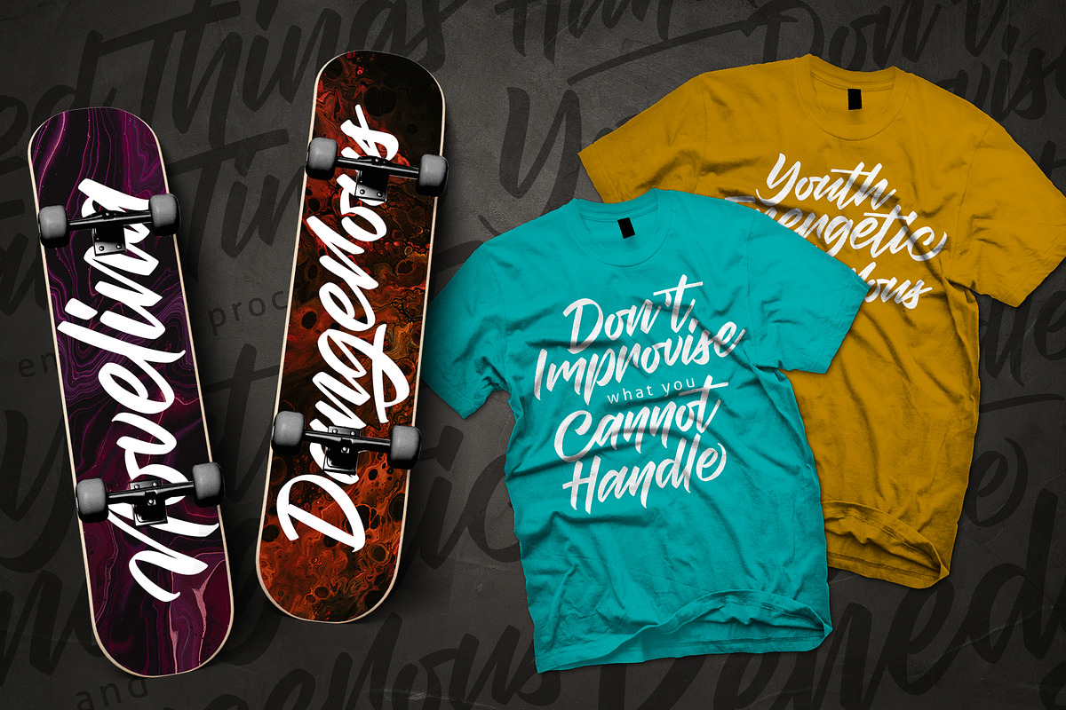 Brothership - Freestyle Brush Font preview 4