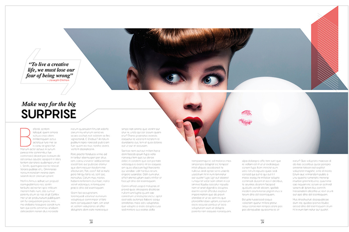 Magazine Template InDesign 09, a Magazine Template by Love Graphic Design (Photo 28 of 28)