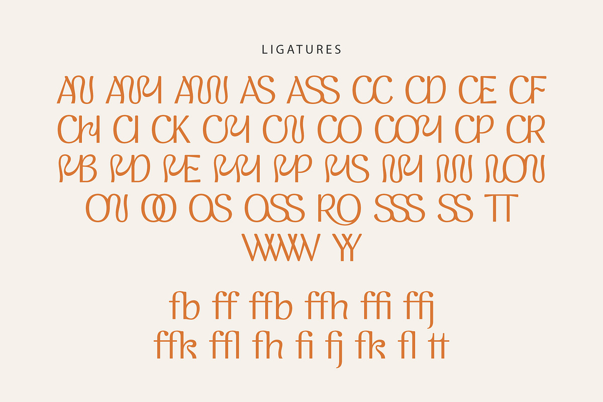 Bliss Mood | Stylized Typeface, a Sans Serif Font by Ef Studio (Photo 14 of 14)